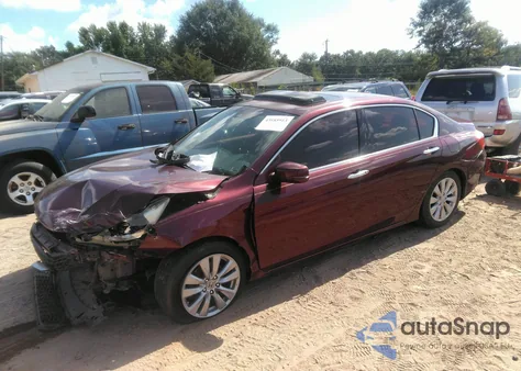 2013 Honda Accord Ex-L V-6 из США, поврежденный, VIN 1HGCR3F84DA001879